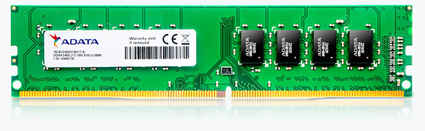 Ram PC Adata 4GB DDR4 Bus 2400MHz Unbuffered-DIMM (AD4U2400J4G17-R) 16817S